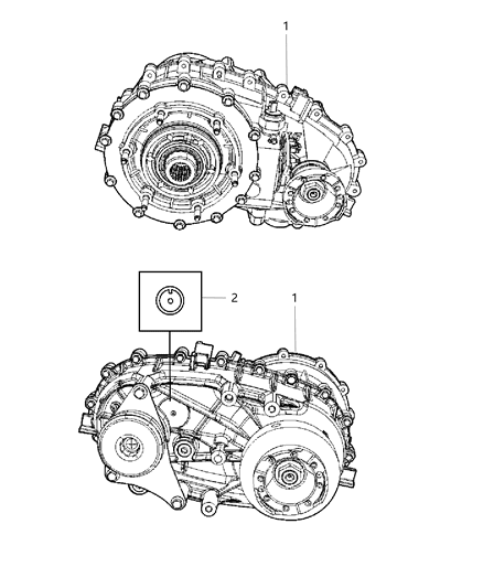 2008 Jeep Wrangler Transfer Case Assembly Diagram 5 - Thumbnail
