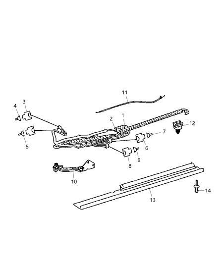 2008 Dodge Sprinter 3500 Door Drive Mechanism Diagram