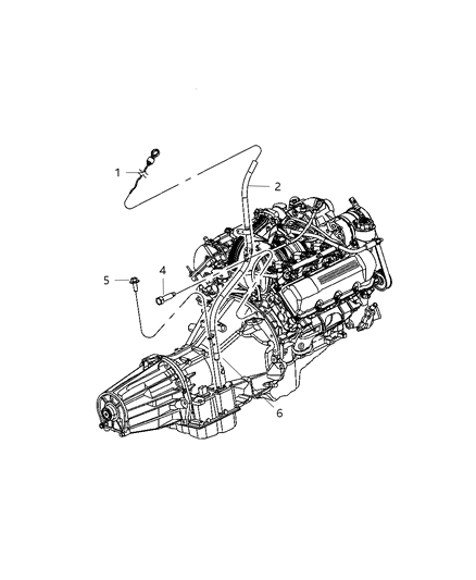 2007 Jeep Liberty Oil Filler Tube Diagram