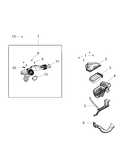 2021 Jeep Wrangler Air Cleaner Diagram 4 - Thumbnail