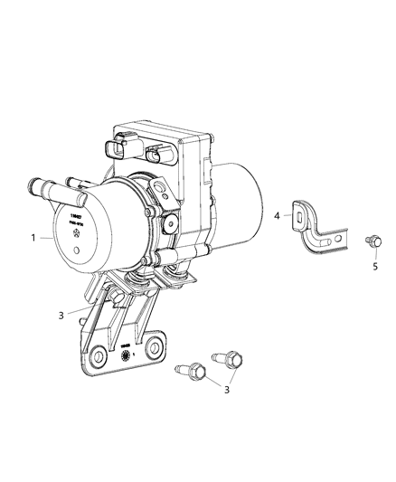 2011 Dodge Durango Power Steering Pump Diagram 1 - Thumbnail