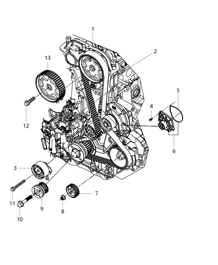 2010 Jeep Wrangler Timing System Diagram 2 - Thumbnail