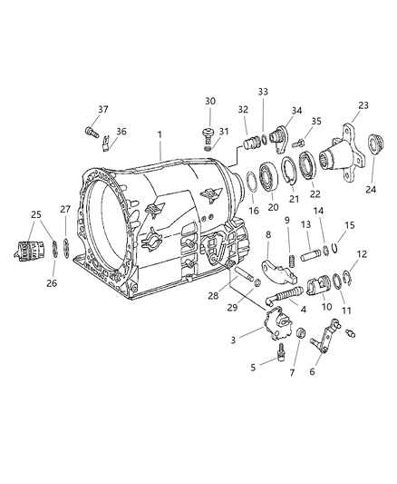 2008 Dodge Sprinter 2500 Plug Adapter Diagram for 68021352AA