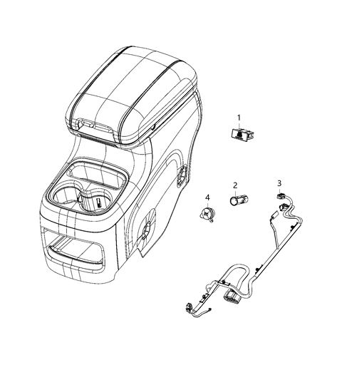 2021 Dodge Durango Wiring - Console Diagram 2 - Thumbnail
