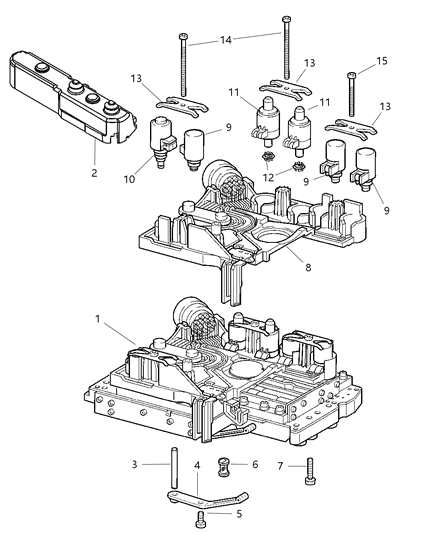 2007 Jeep Grand Cherokee Electronic - Hydraulic Control Unit Diagram 2 - Thumbnail