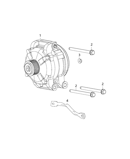 2017 Dodge Challenger Parts, Generator/Alternator & Related Diagram 4 - Thumbnail