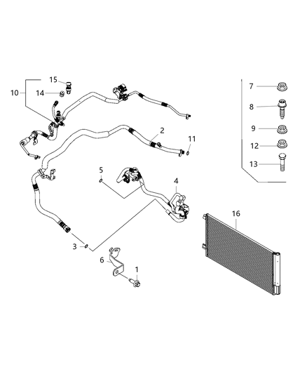 2020 Jeep Renegade A/C Plumbing Diagram 4 - Thumbnail