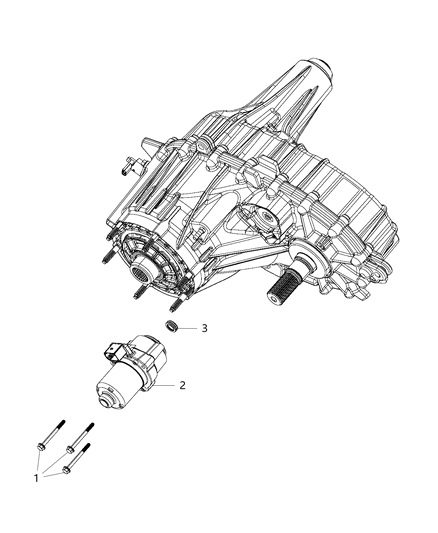 2020 Ram 1500 New Style Gearshift Controls Diagram 1 - Thumbnail