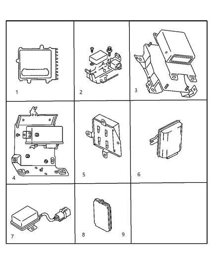 1997 Dodge Avenger Horn Diagram for MB920447