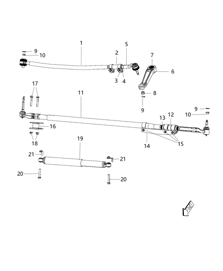 2019 Ram 5500 Steering Linkage Diagram