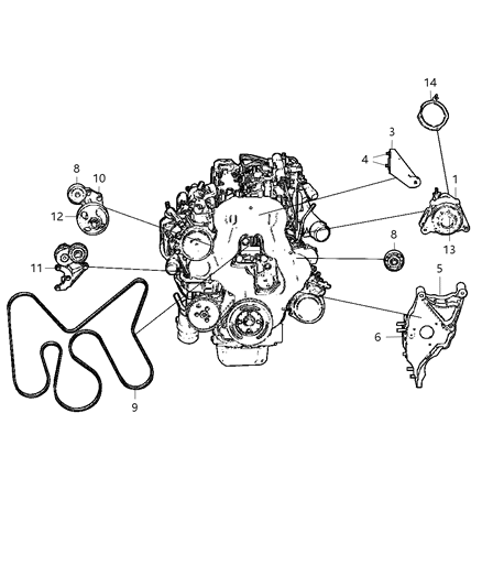 2007 Jeep Liberty Alternator Diagram 1 - Thumbnail