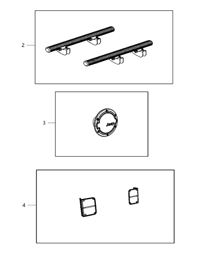 2012 Jeep Wrangler Black Appearance Package Diagram 1 - Thumbnail