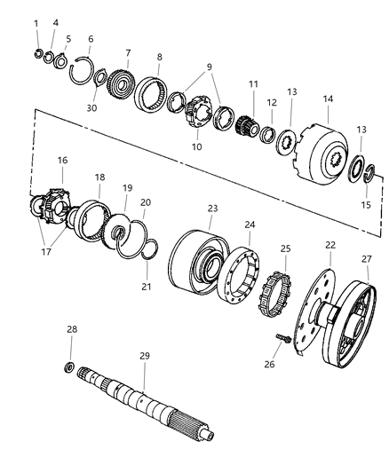2000 Dodge Durango Clutch Diagram 3 - Thumbnail
