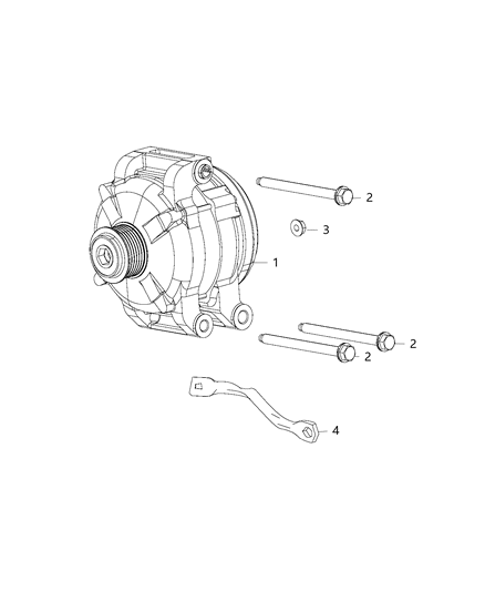 2018 Dodge Challenger Parts, Generator/Alternator & Related Diagram 2 - Thumbnail