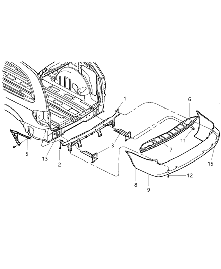 2005 Dodge Grand Caravan Reverse Sensor Diagram for 1BG52RXFAA