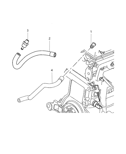 2009 Chrysler PT Cruiser Crankcase Ventilation Diagram 2 - Thumbnail