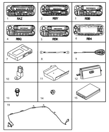 2005 Dodge Ram 1500 Capacitor Ignition Diagram for 56028644AB