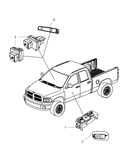 2010 Dodge Ram 3500 Cab Chassis Switches Seat Diagram
