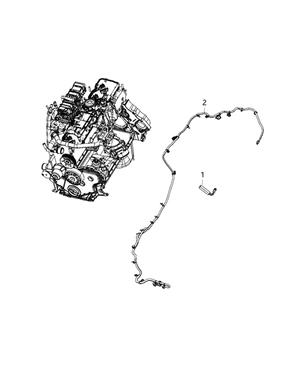 2020 Ram 2500 Heater, Block Diagram 1 - Thumbnail