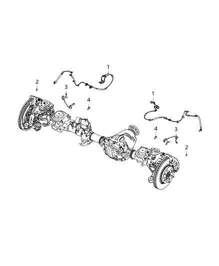 2021 Jeep Gladiator Sensors - Brake Diagram 2 - Thumbnail