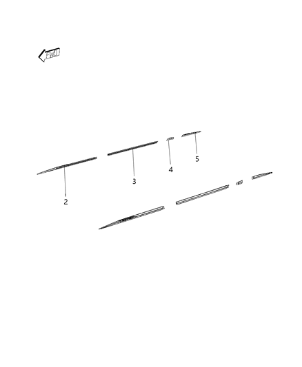 2019 Ram 1500 New Style Conversion Kit, Appearance Diagram
