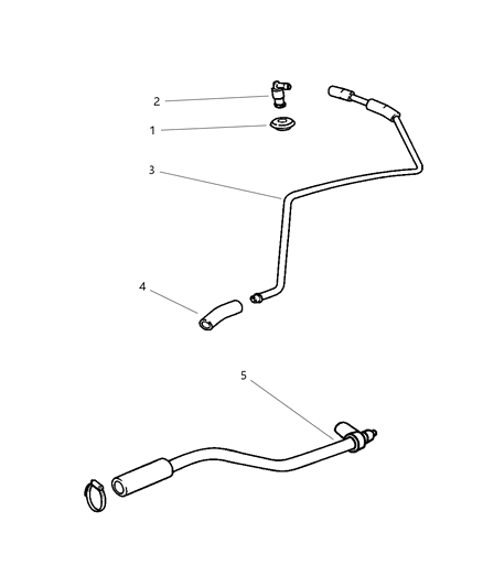 1998 Dodge Viper Harness PCV Diagram for 4763767AD