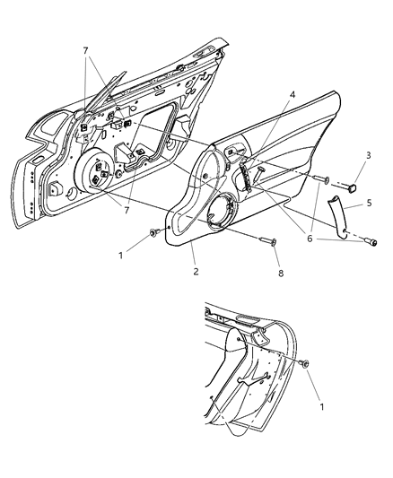 2006 Dodge Viper Seat Switch Diagram for 5083950AB
