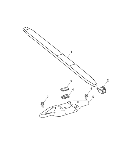 2009 Dodge Sprinter 3500 Leaf Spring, Front Diagram for 68012187AA