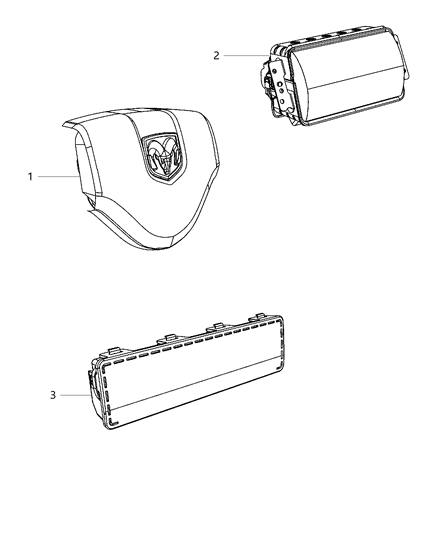 2011 Dodge Charger Air Bags Front Diagram