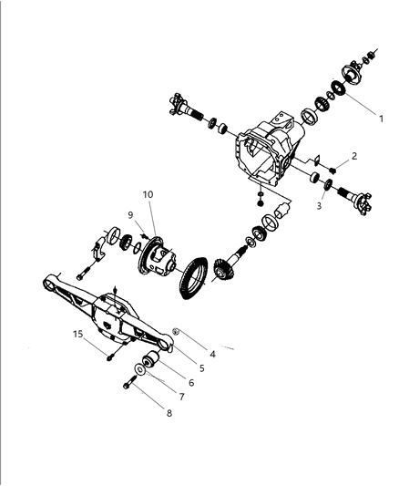 2000 Dodge Viper Mount Bushing Diagram for 4626738AB