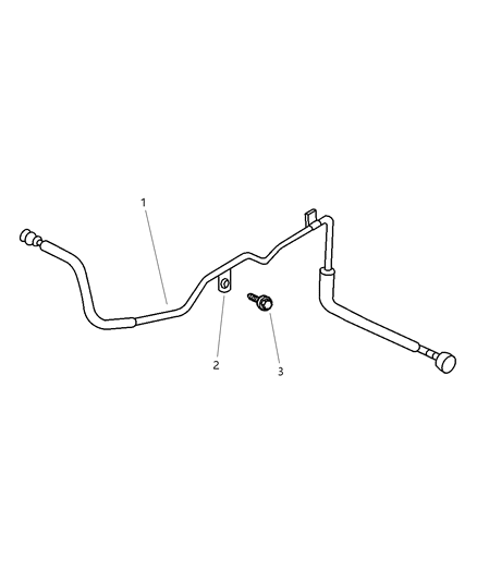 1999 Jeep Grand Cherokee Fuel Lines, Front Diagram 1 - Thumbnail