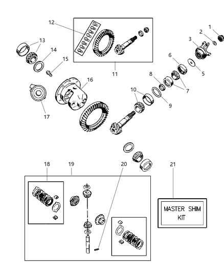 1999 Jeep Grand Cherokee Differential Diagram 1 - Thumbnail