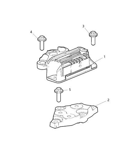 2020 Jeep Renegade Engine Mounting Diagram 7 - Thumbnail