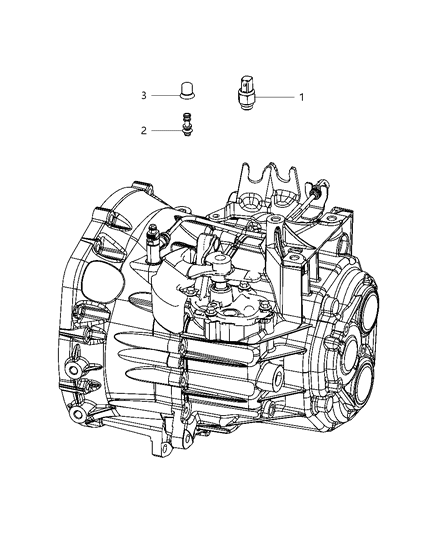 2008 Dodge Caliber Sensors , Switches And Vents Diagram 1 - Thumbnail