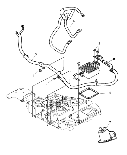 2007 Dodge Ram 3500 Cab Chassis Wiring & Intake Heater Diagram