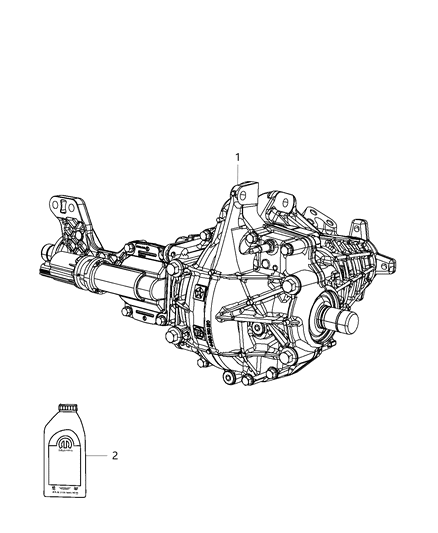 2019 Ram 1500 New Style Front Axle Assembly Diagram