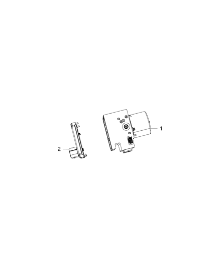 2018 Ram 3500 Cab Chassis Module, Brakes, Suspension, And Steering Diagram