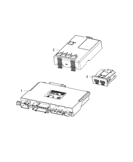 2020 Dodge Durango Modules, Body Diagram 5 - Thumbnail