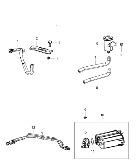 2014 Jeep Patriot Vacuum Solenoid Diagram for 68086987AA