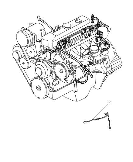 2003 Dodge Durango Wiring Engine With Transmission Wiring Diagram for 56049331AB