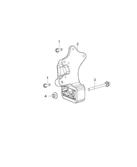 2021 Ram 1500 Engine Mounting Right Side Diagram 1 - Thumbnail