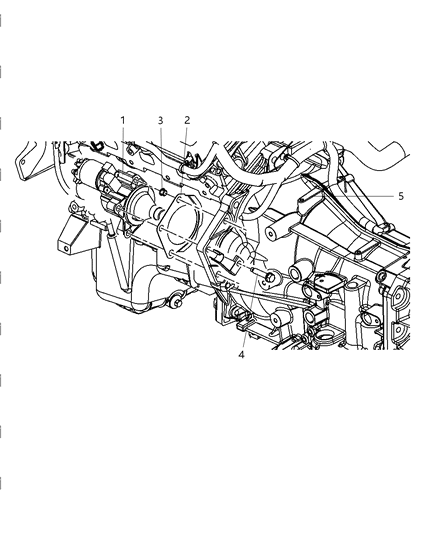 2009 Dodge Challenger Starter & Related Parts Diagram 1 - Thumbnail