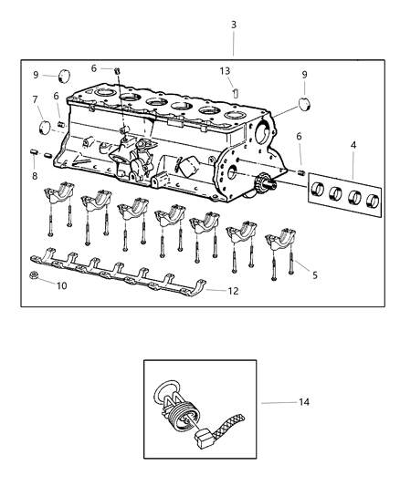 2002 Jeep Grand Cherokee Cylinder Block Diagram 1 - Thumbnail