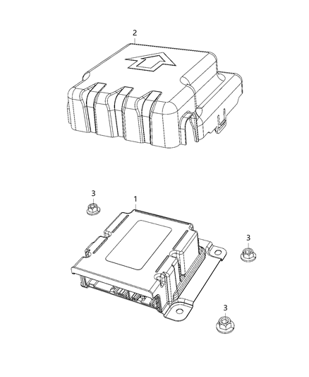 2020 Ram 1500 New Style Modules, Body Diagram 3 - Thumbnail
