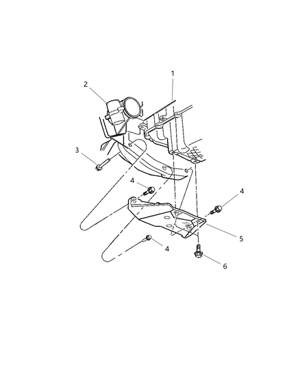2005 Chrysler PT Cruiser Structural Collar Diagram 1 - Thumbnail