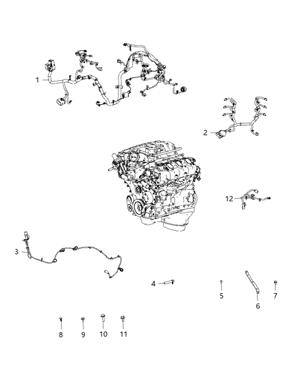 2019 Dodge Durango Wiring, Engine Diagram 1 - Thumbnail