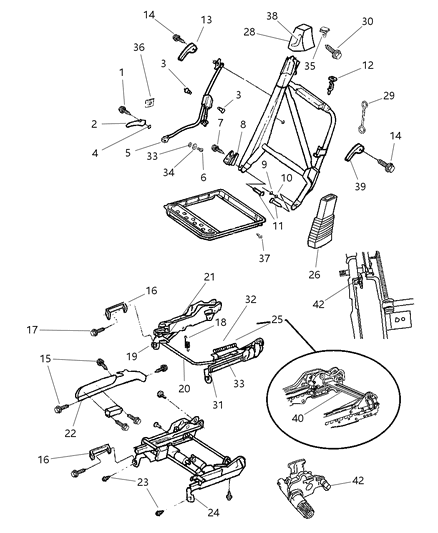 2003 Chrysler Sebring Headrest Sleeve, Sandstone / Taupe, Front Diagram for QX121T5AA