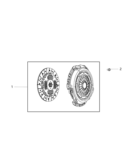 2018 Jeep Wrangler All-new Model Clutch Assembly Diagram