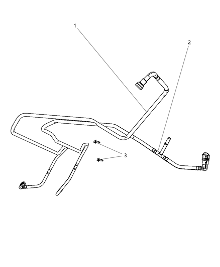 2007 Jeep Wrangler Fuel Lines Diagram 1 - Thumbnail