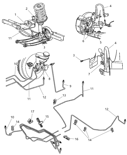 2005 Dodge Neon Pressure Metering Valve Diagram for 5015181AA